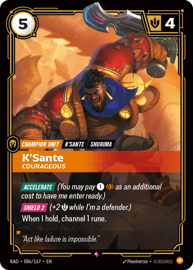 K'Sante - Courageous